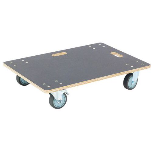 Rollbrett aus Holz, Tragkraft 400 kg - Manutan Expert