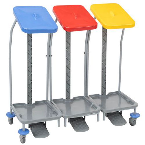 Wagen Linen für Wäschebeutel - 3 Stück - 3 x 70 L - Manutan Expert