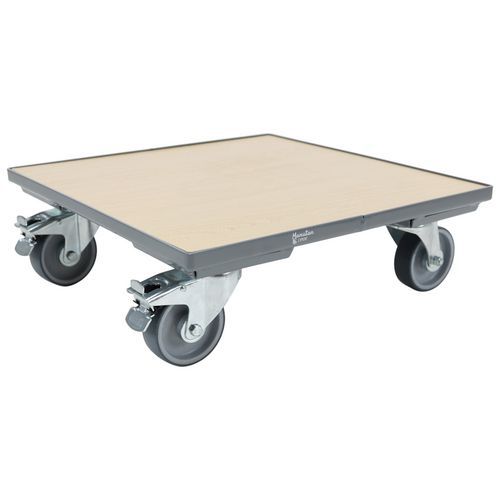 Rollplatte aus Holz - Tragkraft 400 kg - Manutan Expert