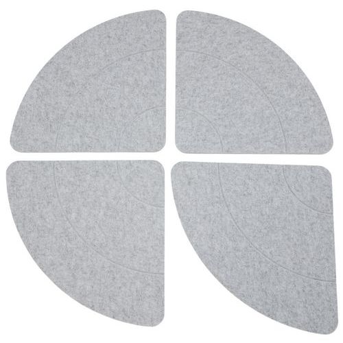 Schallschutzelemente, rund, PET, leistungsstark - Manutan Expert