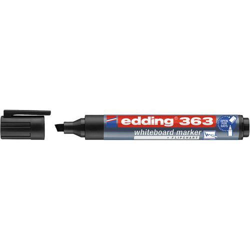 Abwischbarer Marker e-363 für Whiteboard, schwarz - Edding