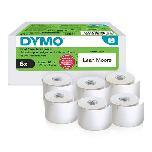 Etikett für Namensschilder 6 Rollen LabelWriter - Dymo