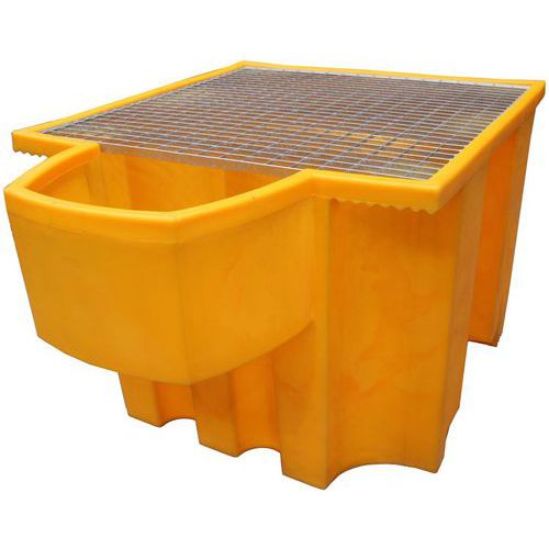 Auffangwanne mit Ablass - 1100 L