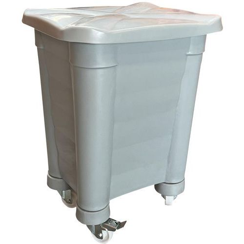 Lagerbehälter EASYBAC mit Deckel und Rollen - 115-585 L