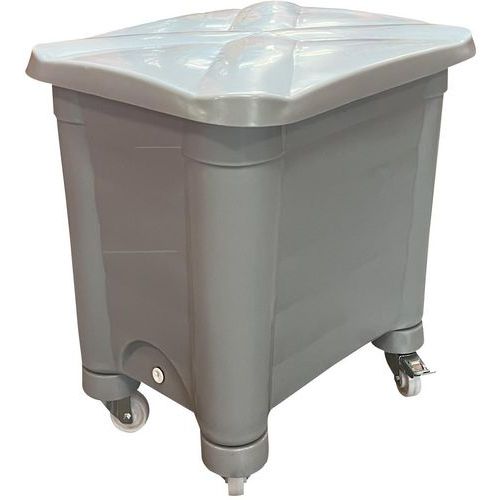 Lagerbehälter EASYBAC mit Deckel und Rollen - 115-585 L