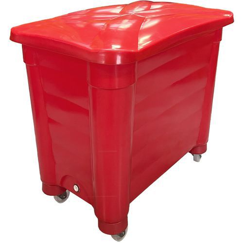 Lagerbehälter EASYBAC mit Deckel und Rollen - 115-585 L