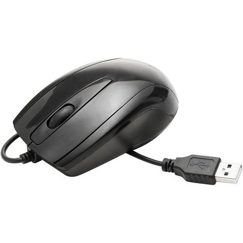 Umweltfr. optische kabelgeb. USB-Maus schw. - Manutan Expert