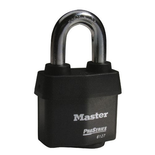 Vorhängeschloss aus gewalztem Stahl, thermoplast. Schutz - Master Lock