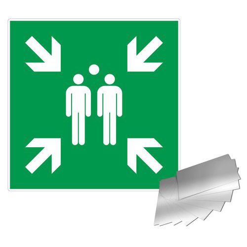 Schild für Sammelstelle - Novap