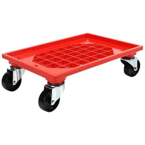 Rollplatte aus Kunststoff - Für Euronorm Behälter - Traglast 250 kg