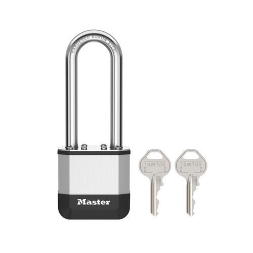 Vorhängeschloss aus gewalztem Stahl 45 mm Bügel 64 mm - Elite - Master Lock