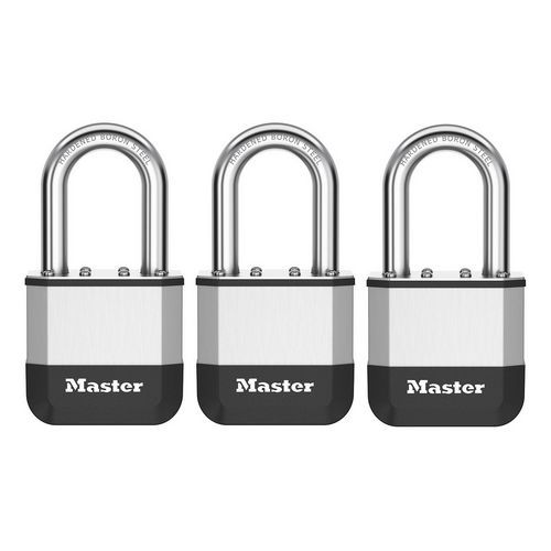 Vorhängeschloss aus gewalztem Stahl 52 mm - Bügel 38 mm - Elite - Master Lock