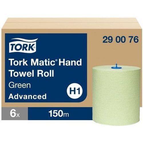 Papiertuchrolle Tork Matic für H1 - Grün