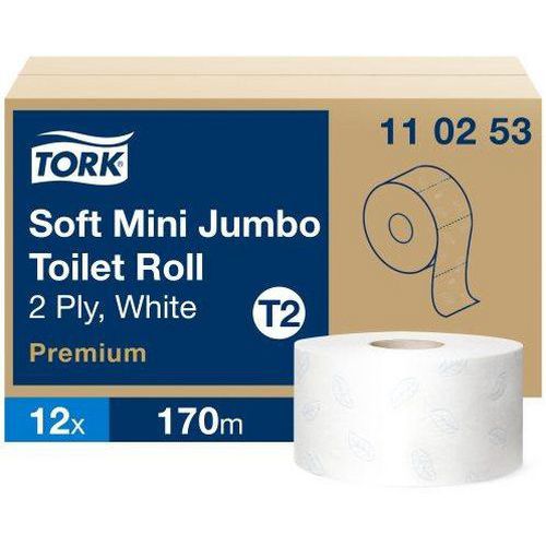 Toilettenpapier Mini und Maxi Jumbo Tork Premium