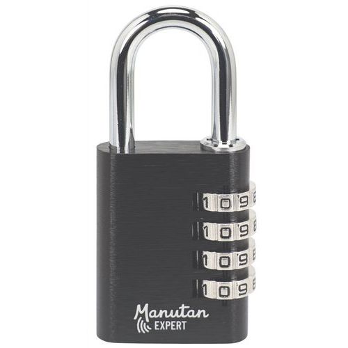 Sicherheitsschloss mit Code - 4 Drehscheiben - Manutan Expert