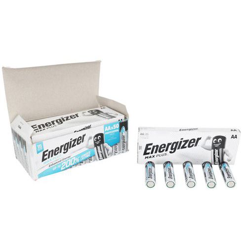Alkali-Batterie Max Plus AA, 50 Einheiten - Energizer