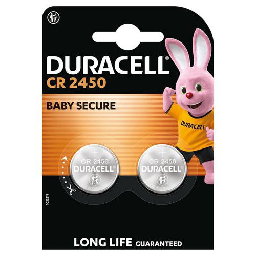 Lithium-Knopfzelle 2450 - 2 Stück - Duracell