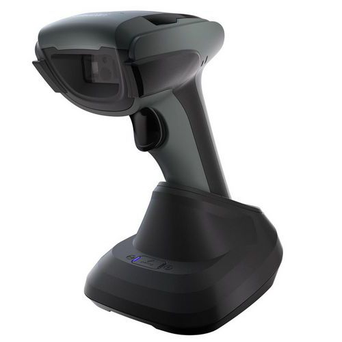 Barcode- und QR-Code-Scanner 1D/2D, kabellos mit Halter - Safescan