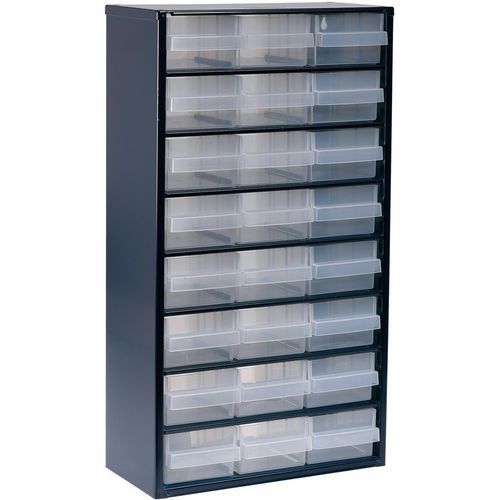 Raaco-Schrank 56 cm – Schubladenhöhe: 6,4 cm