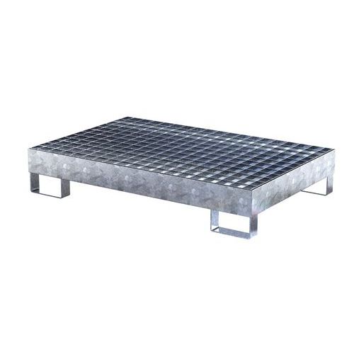 Mini-Auffangwanne aus verzinktem Stahl - Sameto Technifil