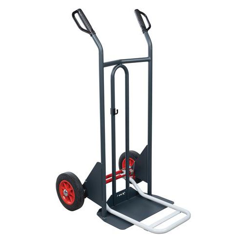 Ergonomische Stahlkarre 350 kg - Gummiräder