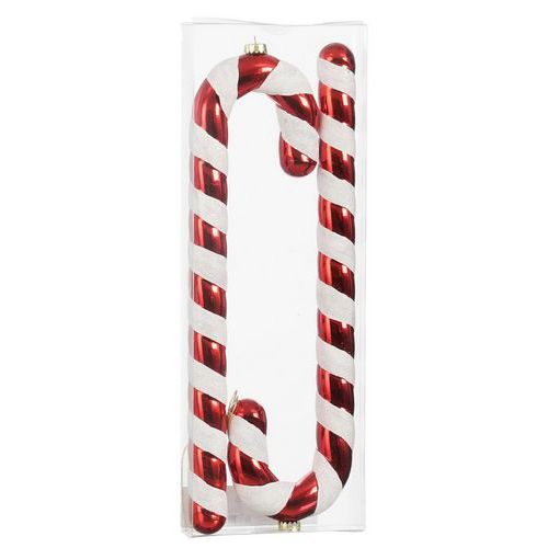 Weihnachtsdekorationen in Zuckerstangenform - Mica Decorations