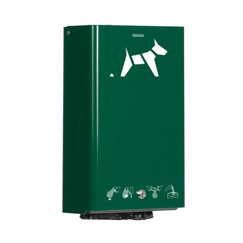 Hundekot - Abfallbehälter - Spender für Handschuhbeutel