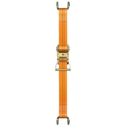 2-teiliger Spanngurt mit Haken - Tragkraft 1000 kg - Spitzhaken