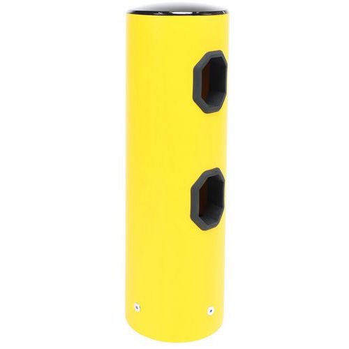 Poteau central barrière modulaire kit double renforcé - Manutan Expert