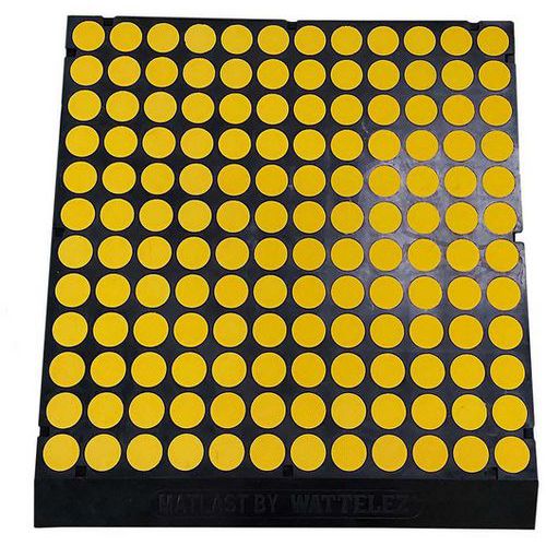 Tapis antifatigue Matlast - Classe feu M1 - 1 bord - Wattelez