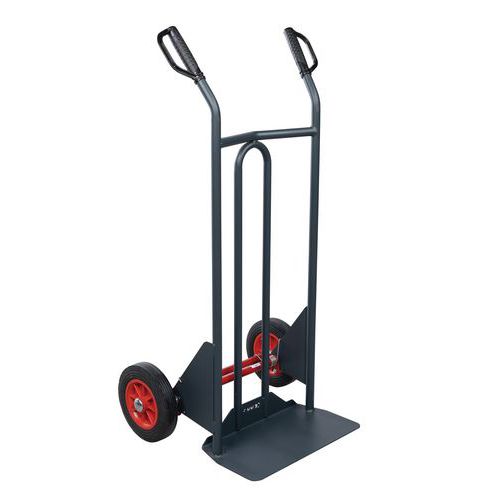 Ergonomische Stahlkarre 350 kg - Gummiräder