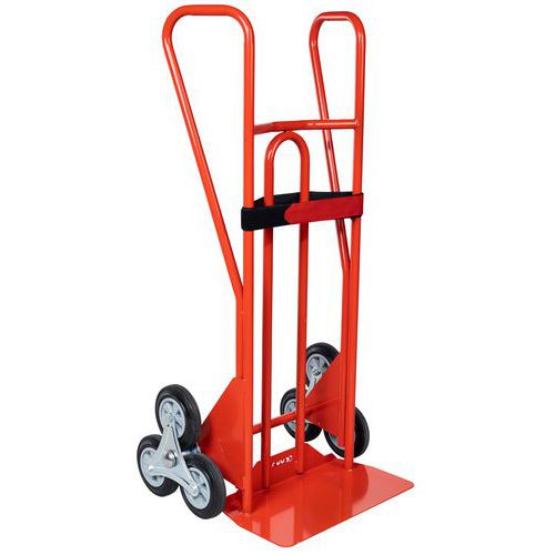 Treppen-Sackkarre mit 3 Sternrädern, 250 kg