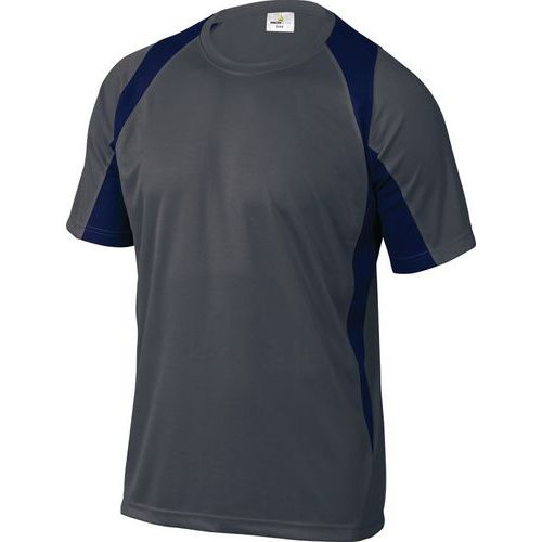 Arbeits-T-Shirt Bali - Grau/Marineblau