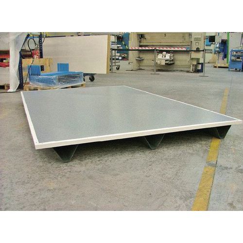Zusatzausstattung - Fußboden für alle doppelwandigen Raumsysteme aus Stahlblech oder Stahlblech/Melamin
