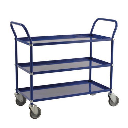 Wagen mit Metallböden - 3 Böden - Traglast 250 kg