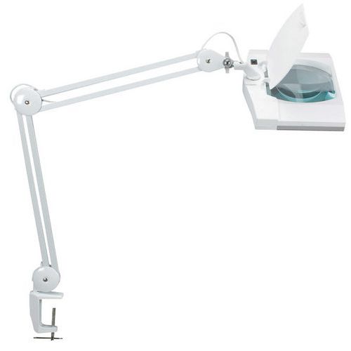 Rechteckige LED-Lupenlampe 470 lm - Vergrößerung 1,75-fach