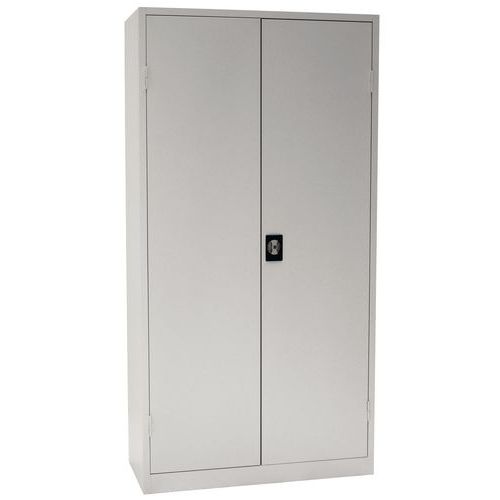 Schrank mit Flügeltüren 2000 - H 195 x 100 cm - Manutan, Gesamthöhe: 195 cm, Gesamtbreite: 100 cm