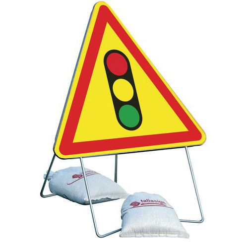 Provisorisches Baustellenschild AK17 - Ampel - Taliaplast
