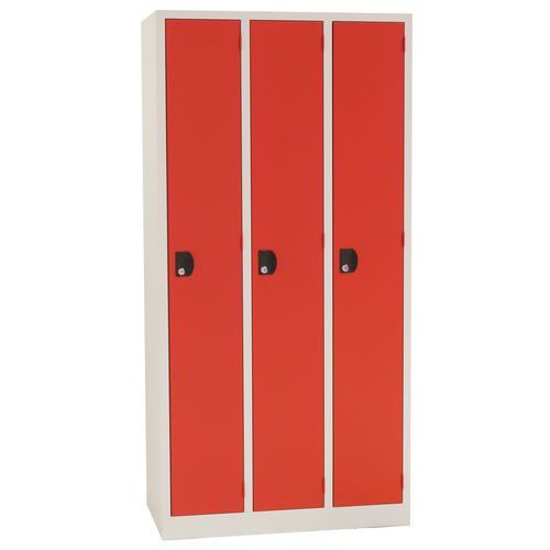 Vestiaire Modulo - 1 à 3 colonnes - Sur socle - Manutan Expert