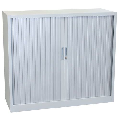Niedriger Rollladenschrank, einfarbig - Manutan Orel, Gesamthöhe: 105 cm, Gesamtbreite: 120 cm