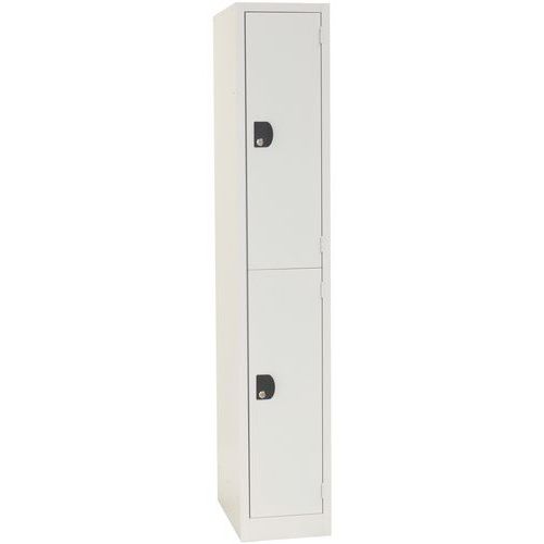 Vestiaire multicases Modulo - 1 à 3 colonnes - Sur socle - Manutan Expert