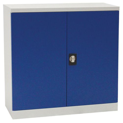 Armoire d'atelier basse Magic - Avec cloison intermédiaire - Manutan Expert