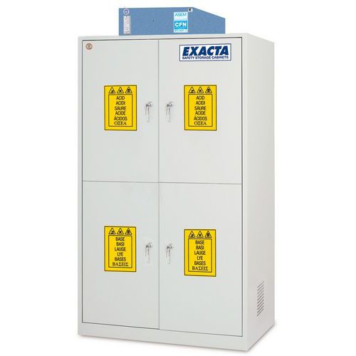 Sicherheitsschrank mit integriertem Filter - doppelwandige Volltür - Exacta