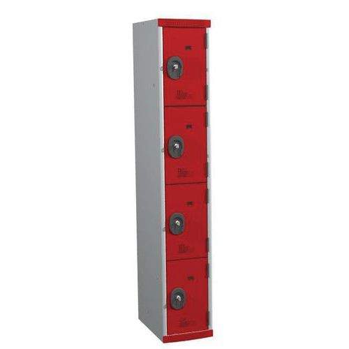 Spind Seamline Optimum® mit 4 Fächern - Säulenbreite 300 mm - Acial