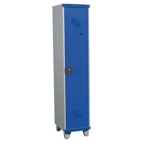 Vestiaire 1 colonne Seamline Optimum® 400 mm sur pieds - Acial