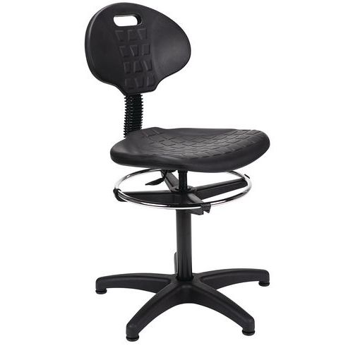 Siège d'atelier ergonomique - Haut - Manutan