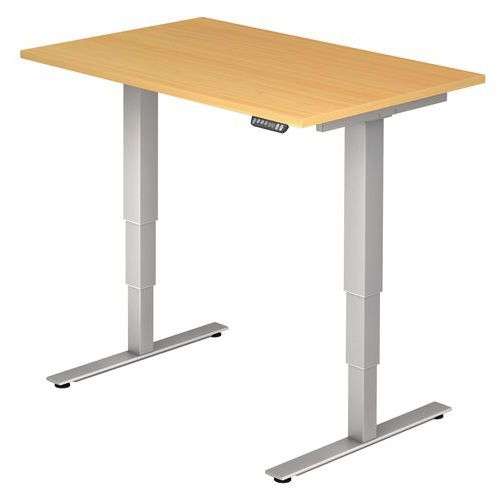 Bureau droit électrique ergonomique à mémoire Evol