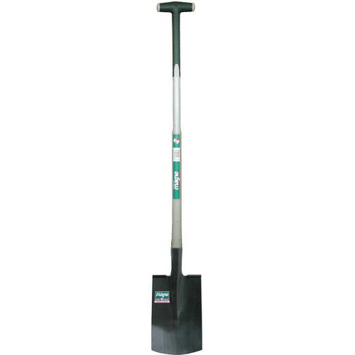Spaten, Werkstoff: Stahl, Handgrifflänge: 95 cm, Länge: 28 cm, Gewicht: 2.299 kg, Breite: 17 cm
