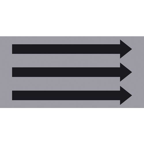 Marqueurs avec flèches (DIN 2403), gris avec flèches noires