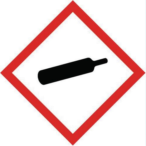 Étiquettes adhésives pour emballage Gaz sous pression